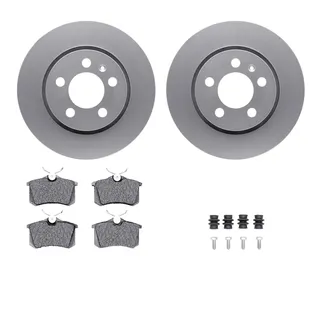 R1 Concepts WDWH1-74010 Brake Rotor- Carbon Coated W/ Ceramic Pads & Hdw